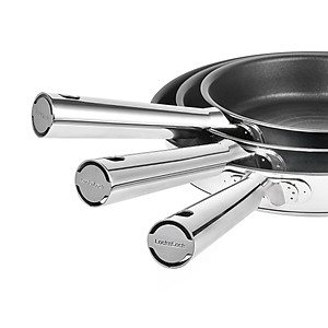 Chảo SUIT STS LocknLock  - hệ thống khóa dầu - Thép không gỉ - Thiết kế móc treo - Dùng bếp từ - Màu tự nhiên