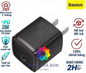 Sạc nhanh 20W cho iPhone và điện thoại Android - Baseus Super Si Quick Charger - Hàng chính hãng