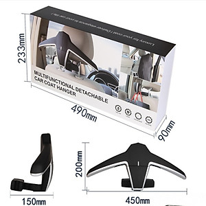 Móc treo quần áo trên ô tô cao cấp nhãn hiệu Joyart JT-G03 - Hàng nhập khẩu