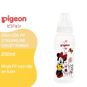 Bình Sữa Pigeon PP Streamline Hình Chuột Minnie 150ml250ml