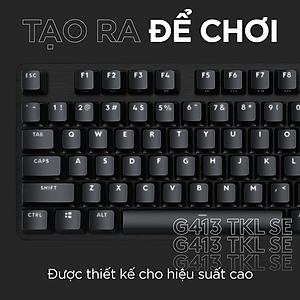Bàn phím cơ game Logitech G413 TKL SE / G413 SE Full Size - Hàng chính hãng