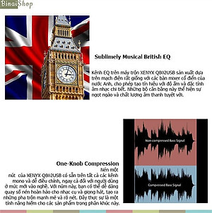 Behringer XENYX Q802S - Mixer Thu Âm 8 Cổng Vào - Hàng Nhập Khẩu