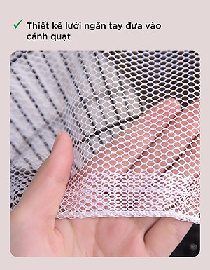 1 LƯỚI BỌC QUẠT CAO CẤP AN TOÀN CHO BÉ - DÂY RÚT (HÀNG CHẤT LƯỢNG TỐT) - Kích thước: Đường kính lồng quạt 45cm - GIAO MẪU NGẪU NHIÊN Áo Trùm Máy Quạt Bảo Vệ Điện Cao Cấp Có Vải Lồng Chống Bụi