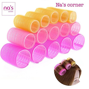 Lô quấn tóc tự dính cuốn uốn phồng tóc mái nhựa (1 cái)