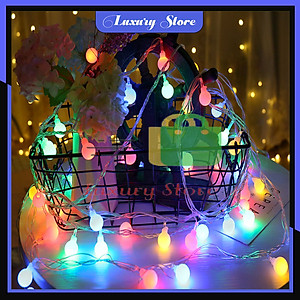 Đèn Led Trang Trí Bóng Tròn Chớp Nháy Bóng Trang Trí Noel Lễ Tết - Hàng chính hãng