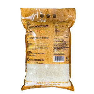 Gạo Gia Đình - Túi 5kg - Tơi xốp, mềm cơm, thơm nhẹ