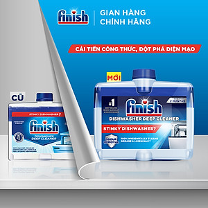 Dung Dịch Tẩy Rửa Máy Rửa Chén Bát Finish Dishwasher Deep Cleaner