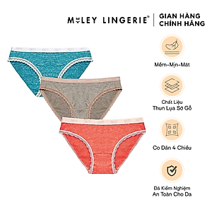 Bộ 3 Quần Lót Thun lạnh Sớ Lụa Miley Lingerie FWS_00 - NHIỀU MÀU