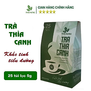 Combo 03 hộp Trà Thìa canh Thái Hưng 25 túi lọc x 5g Khắc tinh của bệnh tiểu đường