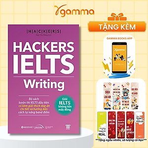 Hackers Ielts: Writing - Giỏi IELTS Không Tốn Mấy Đồng (Tặng kèm Tickbook)