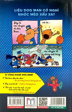 Sách Dog Man 4 - Dog Man Và Nhóc Mèo (Bìa Mềm)