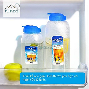 Bình nhựa đựng nước 1,5L LocknLock P-00097, Hàng chính hãng, an toàn cho sức khỏe, dễ cầm nắm - JoyMall