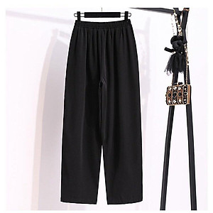 Đồ bộ nữ trung niên đồ bộ cho mẹ mặc nhà ống rộng, áo thêu hoa, vải voan mịn mát, có size lớn