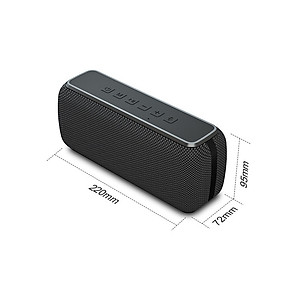 Loa Bluetooth 60W công suất lớn Super Bass chống nước IPX5 pin 6600MAH sạc nhanh Type C công nghệ AI Hàng Chính Hãng PKCB