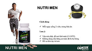 Viên uống bổ sung Vitamin khoáng chất NUTRIMEN Damode lọ 100 viên
