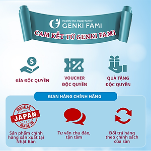 Dầu Gan Cá Mập Omega 3 Astaxanthin Genki Fami Nhật Bản, Bổ Mắt, Bổ Não Tốt Cho Tim Mạch Hộp 90 viên