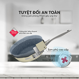 Chảo Inox liền khối Elmich Hera