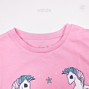 Bộ Đồ Bé Gái Size Đại Bigfox Miss Meow Mùa Hè Kiểu Hàn Quốc Vải Cotton Mềm Mại In Ngựa Hồng Dễ Thương Size Trẻ Em 3-11 Tuổi 30kg 40kg