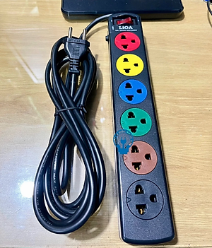 Ổ Cắm Kéo Dài 6S LIOA 6S3 (Dây 3m)