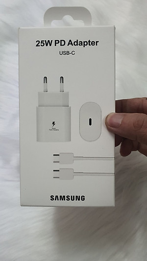 Bộ dây và củ sạc nhanh sam sung 25w type C - Hàng chính hãng