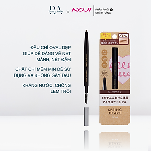 Bút chì kẻ chân mày Koji Spring Heart Eyebrow Pencil
