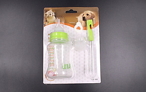 Bình sữa cho chó mèo núm mềm Genyo ( màu ngẫu nhiên )