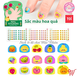 Đồ chơi Dán Móng Tay và Hình Xăm Nail Stickers and Tatoos Chính hãng TOI - Dành cho bé từ 3 tuổi+