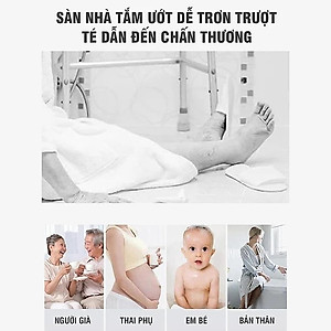 Thảm chống trơn trượt bằng nhựa an toàn phòng tắm nhà bếp bể bơi nhà vệ sinh