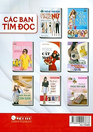 Sách Kỹ Thuật Cắt May: Thiết Kế - Thực Hành Các Mẫu Y Phục Nữ (Tái Bản)