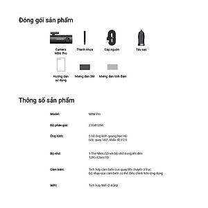 Camera Hành Trình Ô Tô Độ Phân Giải 2K Kết Nối Wifi có màn hình LCD hiển thị Bảo Hành 12 tháng