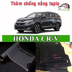 HONDA CRV 2018-2021: Thảm taplo da vân cacbon hàng cao cấp