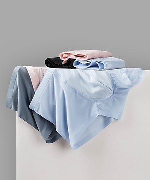 Quần lót đùi nam thông hơi không đường may mát lạnh( bộ 3 quần)