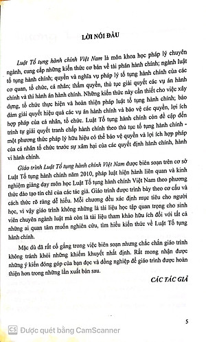 Giáo Trình Luật Tố Tụng Hành Chính Việt Nam