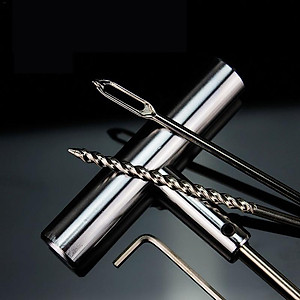 Bộ Hộp Dụng Cụ Vá Lốp Xe Lốp Không Săm Vá Lụi (vá ngoài) Bằng Thép Không Gỉ Cho Xe Oto, Xe Hơi Và Xe Máy Mai Lee - Hàng Chính Hãng