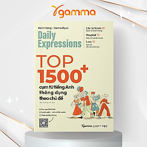DAILY EXPRESSION - TOP 1500+ CỤM TỪ TIẾNG ANH THÔNG DỤNG THEO CHỦ ĐỀ - Kenvin Kang, Hanna Byun - Bùi Phương Linh dịch - Alpha Books - NXB Thế Giới.