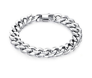 Vòng tay nam kiểu xích thép không gỉ cá tính