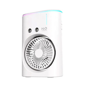 Quạt hơi nước tích điện Half Horse, xoay 180 pin 2500 mAh, thời gian sử dụng 6 tiếng, hàng chính hãng