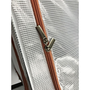 TÚI ĐỰNG CHĂN MỀN QUẦN ÁO KHUNG THÉP TRONG SUỐT GẤP GỌN 66L