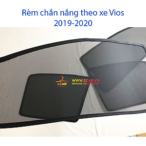 Rèm che nắng xe Vios 2019- 2020- 2021 2022 có hút nam châm cao cấp
