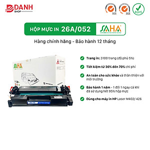 Mực in SAHA 26A sử dụng cho máy in HP M402 / 426 - Hàng chính hãng
