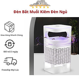 Đèn Bắt Muỗi Tự Động - Máy Bắt Muỗi Thông Minh, Hút Côn Trùng, Công Nghệ Đèn LED, Kiêm Đèn Ngủ Sạc USB - HÀNG CHÍNH HÃNG MINIIN