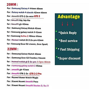 Dây vải nilon cao dấp dành cho các loại đồng hồ cơ và smartwatch có size dây 20mm / 22mm