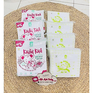 Khăn vải khô đa năng Mipbi 300G,600G,900 G vệ sinh cho em bé (15*20cm)