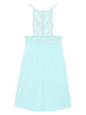 Váy ngủ, đầm ngủ 2 dây CoreleV phối ren cao cấp sexy N040A