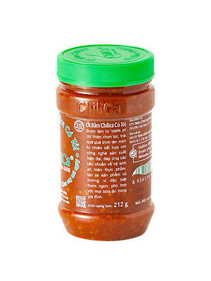 Ớt Bằm Chilica Có Tỏi 212g