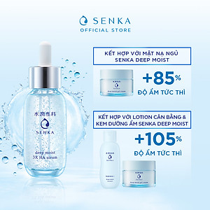 Serum dưỡng ẩm và chống lão hóa Senka Deep Moist 3X HA 30ml