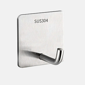 COMBO 3 Móc Dán Tường INOX 304 Treo Đồ nặng, Treo Thớt, Nồi Niêu Treo Đồ Đa Năng [CHỐNG NƯỚC, CHỐNG RỈ] Dán Mọi Bề Mặt