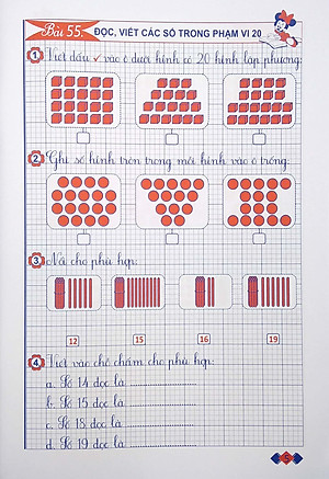 Vở Ô Li Bài Tập Toán Lớp 1 - Tập 2