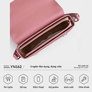 Túi Yuumy ( Thời trang nữ đi tiệc - Túi đeo chéo da Seasand YN162 )