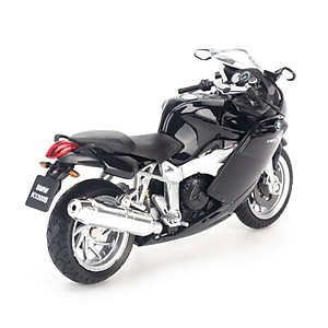 Mô hình xe mô tô BMW K1200S 1:18 Welly Black- 12829PW
